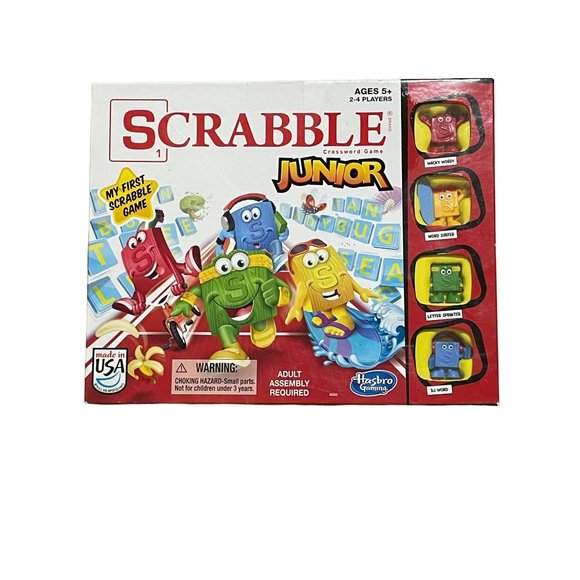 Scrabble Junior Game 2014 Hasbro COMPLETE - Picture 1 of 10